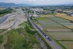 令和５年度　県単道路橋梁維持（舗装修繕）ゼロ県債工事（一）有明大町線　安曇野市　高瀬橋北